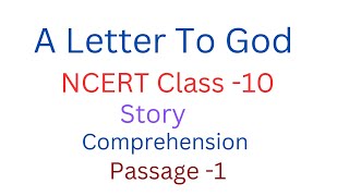 A letter to God by G.L.Fuentes #englishlessons @manasenglishacademy