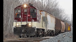 RAILREEL Friday Freights VIA CN OSR Woodstock Ontario Dec 22 2023