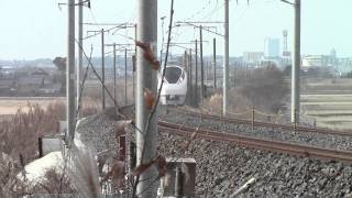 E657系常磐線特急スーパーひたち11号 水戸～勝田間通過@2013.1.12