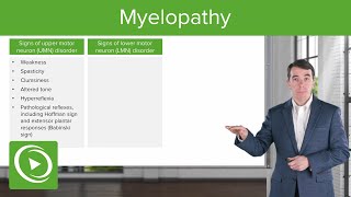 Myelopathy: Disorder of the Spinal cord | Clinical Neurology