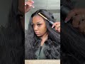 new to wigs quick glueless body wave wig beginner friendly😍 beluckhair foryou hairstyle wigs