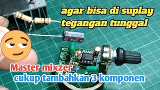 cara agar master mixzer bisa di suplay tegangan non ct @PowerNdeso