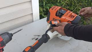 RDMJ.FS90R STIHL. DESBROZADORA SE AHOGA Y SE APAGA. COMO AJUSTAR CARBURADOR.SOLUCION DEL PROBLEMA