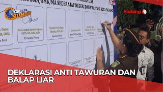 Deklarasi Anti Tawuran Dan Balap Liar Di Kota Padang