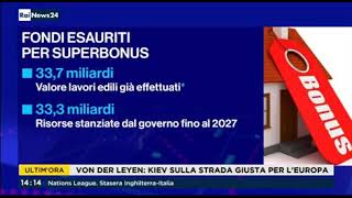 11 6 2022 RAI NEWS 24 RAI NEWS 24 1400 Superbonus