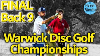 Warwick Disc Golf Championships | Final Back 9 | Brinster, Chace, Conway, Moriarty