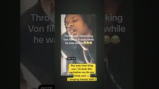 The only time king von / lil durk diss eachother wu do you think won 😂 #viralvideo #music #rap