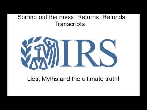 IRS Where's My Refund, Transcripts and all that jazz IRS Where's My Refund, Transcripts and all that jazz