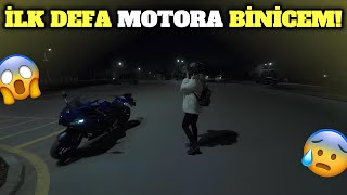 KIZ ARKADAŞIM İLK DEFA MOTORUMA BİNDİ l R25 İLE EVİNDEN ALDIM #motovlog #14