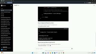 execute python script asp net