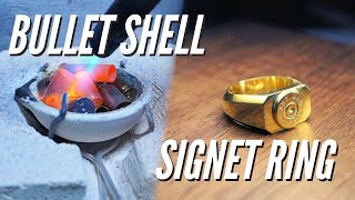 Turning Bullet Casings into a Signet Ring