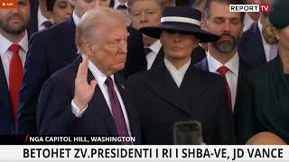 Donald Trump betohet si president i 47-të i Shteteve të Bashkuara