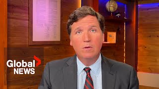 Tucker Carlson breaks silence on Fox firing, targets US media and political system