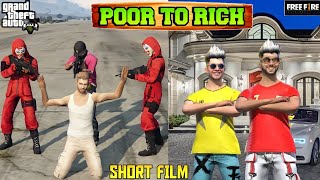 Gta×free Fire: Poor To Rich Short Film In Freefire In Telugu|ff Short Film In Telugu