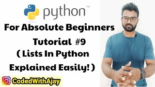 Python Lists And List Functions | Python Tutorials For Absolute Beginners In Hindi #9