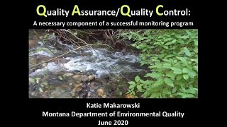 Water Sampling QAQC