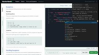 Hackerrank Python Solution #1 Errors and Exceptions - Python: Exceptions
