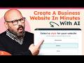 Create A Website In Minutes With AI