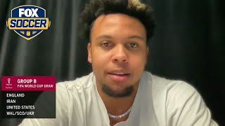 2022 FIFA World Cup: Weston McKennie reacts to United States' group draw | FOX Soccer