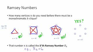 Class 10, Video 1: The probabilistic method and Ramsey numbers