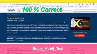 Programming in Java Solution | Week-3 Programming Assignment Q5 Solution | NPTEL Jul-Dec 2020
