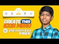 Make this Icon Navigation Menu Bar like an App in Elementor/WordPress