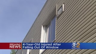 4-Year-Old Girl Falls Out Window