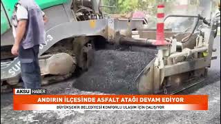 Büyükşehir Belediyesi Konforlu Ulaşım İçin Andırın İlçesinde Çalışıyor