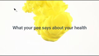 What Does Pee Color Mean for Health?