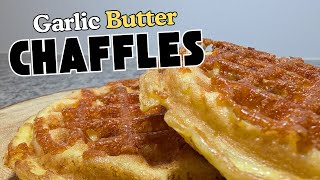 Irresistibly Crunchy Garlic Butter Chaffles | Quick Easy and Delicious Keto Low Carb Recipe!