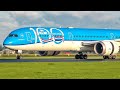 (4K) 25 Planes landing on the Polderbaan! A Beautiful Plane spotting day at Schiphol Amsterdam