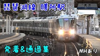 琵琶湖線 膳所駅 発着\u0026通過集 ミュージックホーンあり