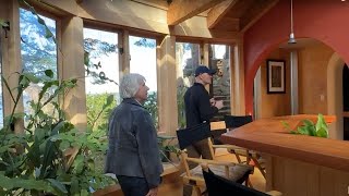 RRU President Steenkamp: A tour of Bloom Castle by the Sea on Salt Spring Island