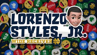 @NDFootball | #GoldRush21 Lorenzo Styles Jr. Vlog - Signing Day (2020)