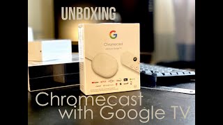 Unboxing Chromecast with Google TV