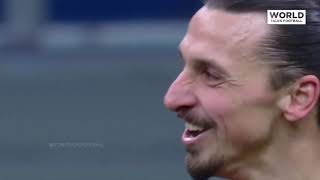 Zlatan Ibrahimovic FIGHT with Lukaku in Milan derby