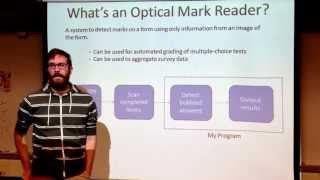 Sample Presentation: Optical Mark Reader APCS Mr. D