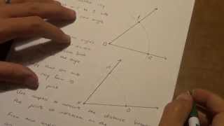 Compass Construction #3 - Copy an Angle