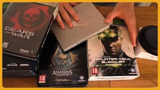 ASMR | Unboxing Old Video Game Collector's Editions