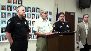 Large Drug Bust in Brown County Texas Press Conference