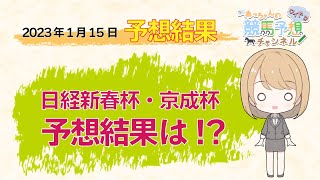 【JRA】1月15日中央競馬　中山・中京・小倉　予想結果の的中率・回収率
