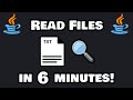 How to READ FILES with Java in 8 minutes! 📖