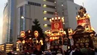 2014年7月22日【熊谷うちわ祭り】最終日八木橋前叩き合い