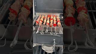 Schaschlik mit drehspiess                    #grill #chicken #barbecue #bbq #food #grilling