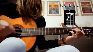 21 Guns - Green Day - Guitar Chords - Easy Tutorial - Play Along - Beginners