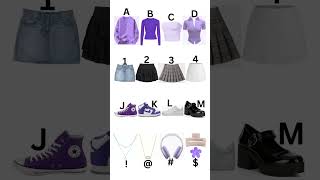 pick your outfit - purple top edition #purpleoutfit #outfit #pickyouroutfit #pickanoutfit