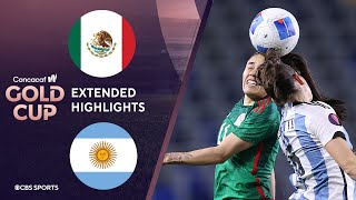 Mexico vs. Argentina: Extended Highlights | CONCACAF W Gold Cup I CBS Sports Attacking Third