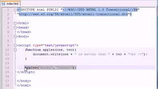 JavaScript Tutorial - 8 for Beginners - Functions with Multiple Parameters