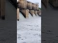 dam near hosur kavalapalli water reservoir dam full of foam