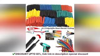 164/328/530 Pcs 2:1 Polyolefin Shrinking Assorted Heat Shrink Tube Wrap Wire Cable Insulated Sleevin